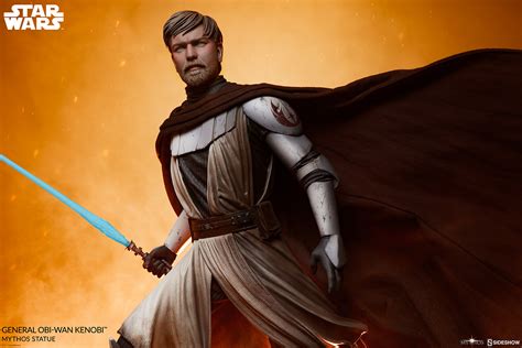 sideshow collectibles|Sideshow Mythos General Obi Wan Kenobi statue